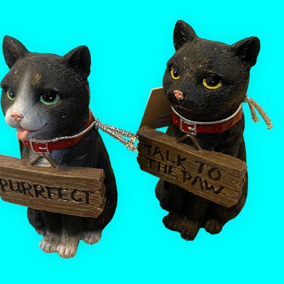 Kitty Kat Talk To The Paw and PurrFect Figurines Cat Lovers Kittens Felines - Picture 6 of 8